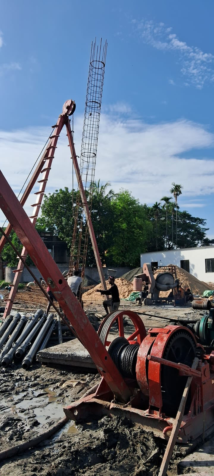 JayVinayak Bakrahat — Piling Work Completed