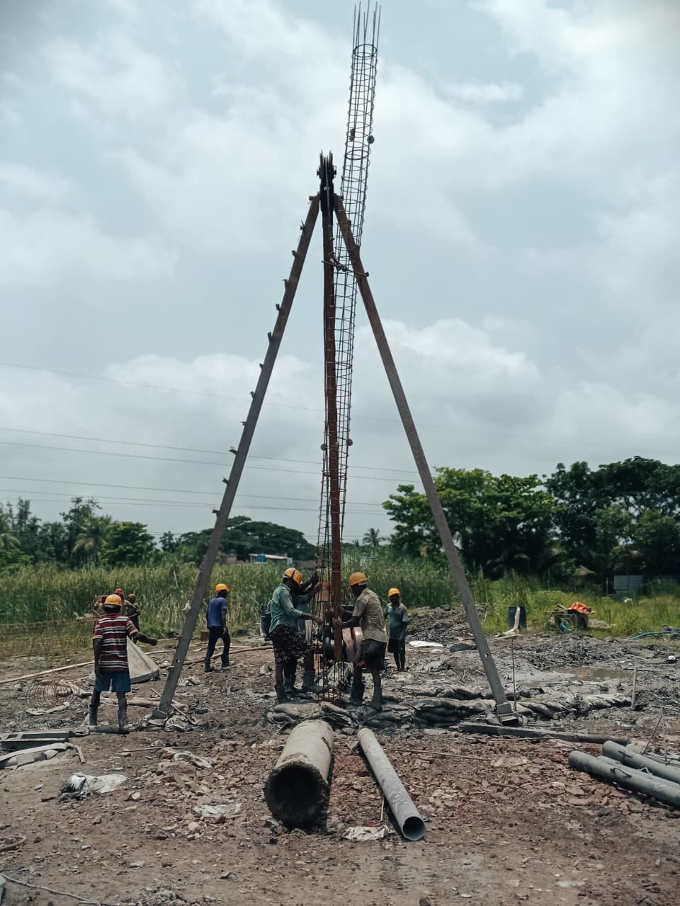 SM Ventures Joka — Piling Work Completed